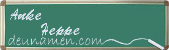 Anke Heppe Visitenkarte